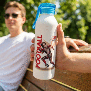 Botella Sport Active con tapa de color (500 ml)